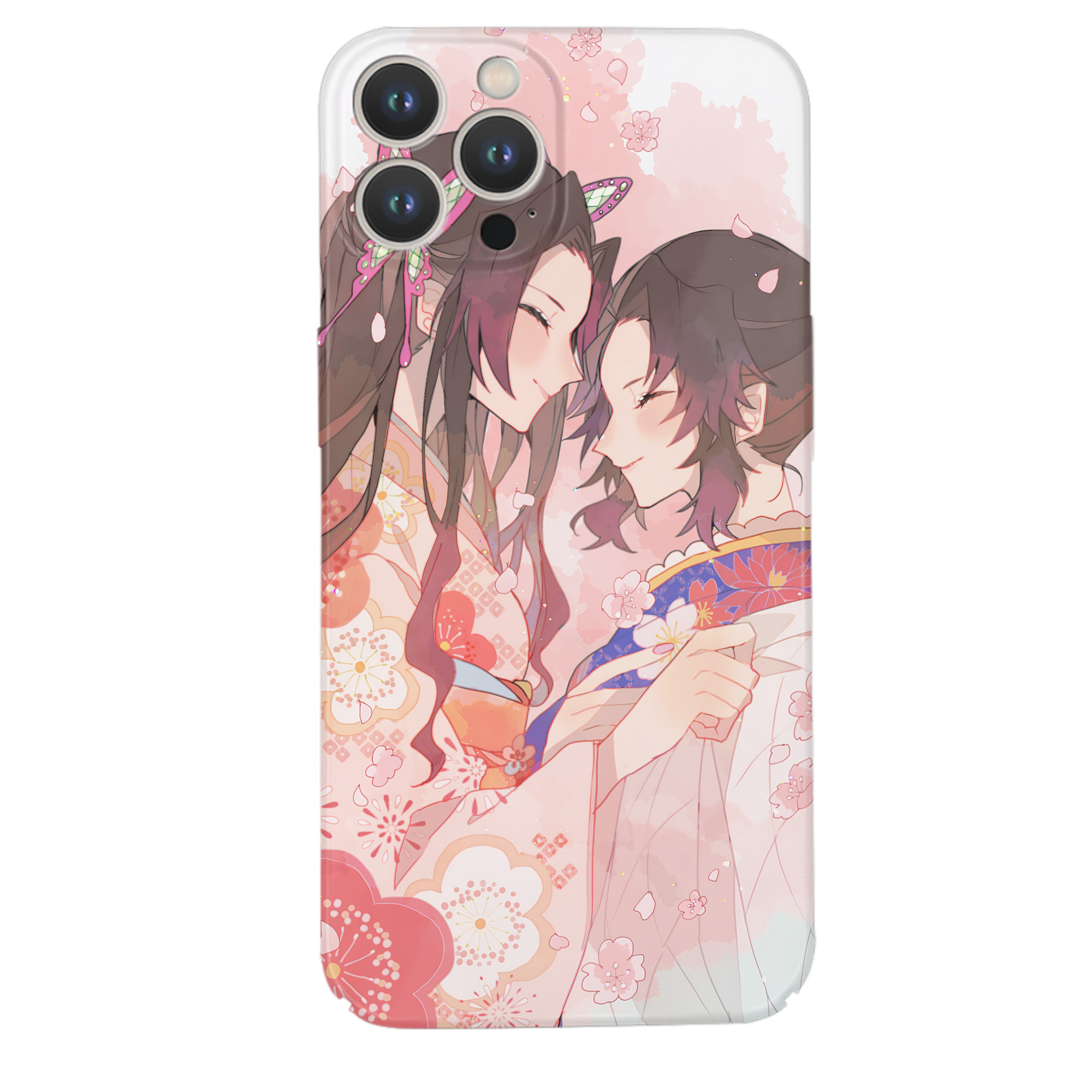（画像用） 鬼滅の刃（きめつのやいば）蟲柱-胡蝶 しのぶ／こちょう しのぶ Kochou Shinobu 【iPhone 14シリーズ対応】ハードケース